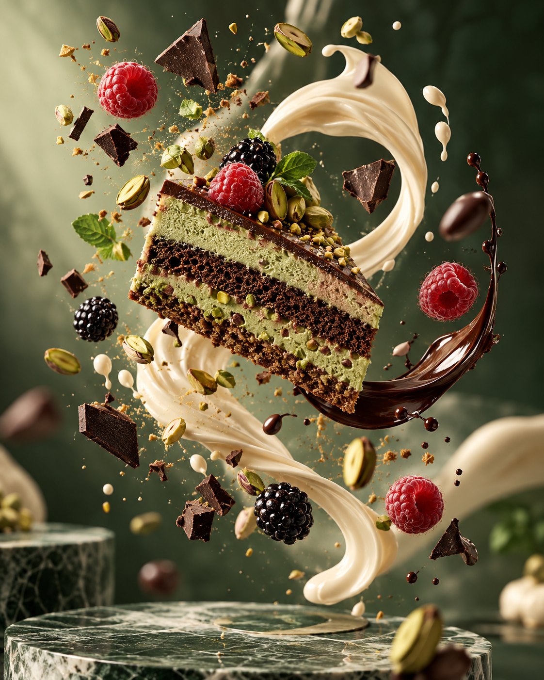 Tortas y dulces, imagen conceptual